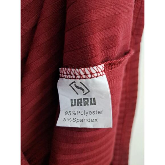 Urru Men's Scarlett 1/4 Zip Mock Neck Short Sleeve Shirt Size XL - Picture 5 of 5